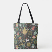 Geschmackvolle helle Tee-Karte Tasche (Rückseite)