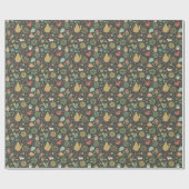 Geschmackvolle, helle Teekarte Geschenkpapier (Flach)