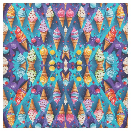 Geschmackvolle Ice Creams Stoff (Muster)