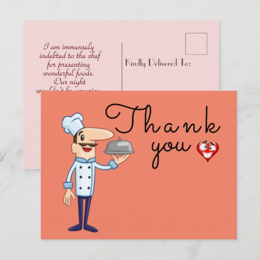 Geschmackvolle Küche Postkarte (Vorne/Hinten)