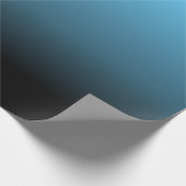 Geschmackvolle monochrome Flachschattierung Geschenkpapier (Ecke)