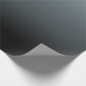 Geschmackvolle monochrome Flachschattierung Geschenkpapier (Ecke)