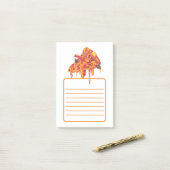 Geschmackvolle Pizza Notes Post-it Klebezettel (Auf Schreibtisch)