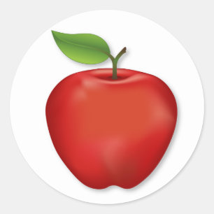 Geschmackvolle Red Delicious Apple Stickers