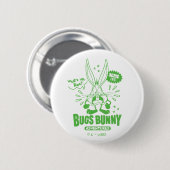Geschmackvolle Retro BUGS BUNNY™ Button (Vorne & Hinten)