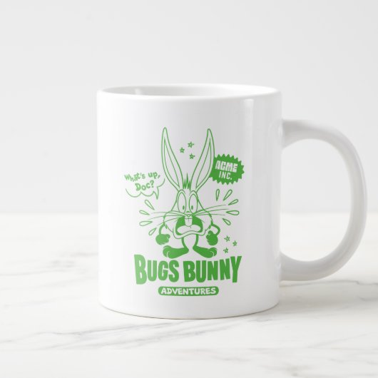 Geschmackvolle Retro BUGS BUNNY™ Jumbo-Tasse (Rechts)