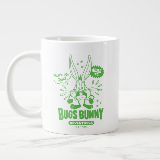 Geschmackvolle Retro BUGS BUNNY™ Jumbo-Tasse (Links)