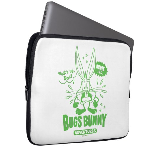 Geschmackvolle Retro BUGS BUNNY™ Laptopschutzhülle (Vorne Rechts)