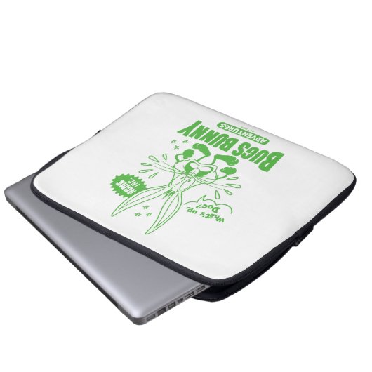 Geschmackvolle Retro BUGS BUNNY™ Laptopschutzhülle (Vorne Knopf)