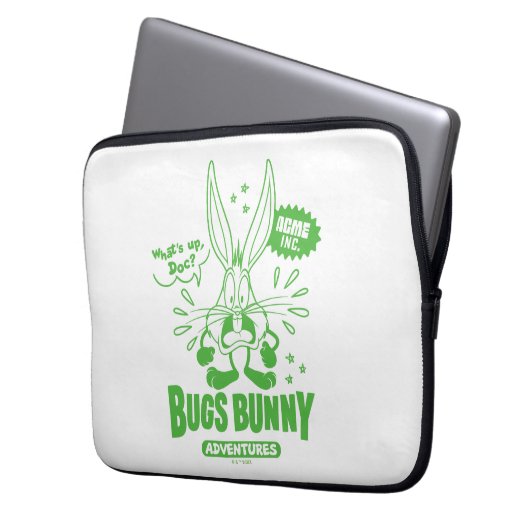 Geschmackvolle Retro BUGS BUNNY™ Laptopschutzhülle (Vorderseite Links)