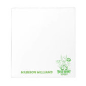 Geschmackvolle Retro BUGS BUNNY™ Notizblock (Vorderseite)