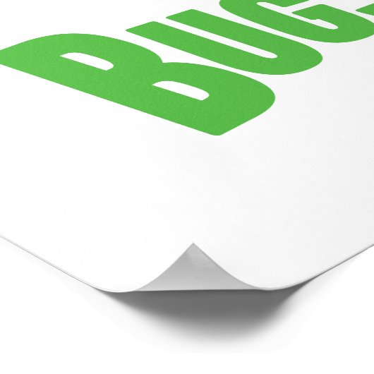 Geschmackvolle Retro BUGS BUNNY™ Poster (Ecke)