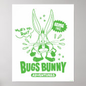 Geschmackvolle Retro BUGS BUNNY™ Poster (Vorne)