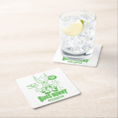 Geschmackvolle Retro BUGS BUNNY™ Rechteckiger Pappuntersetzer (Vor Ort)