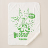 Geschmackvolle Retro BUGS BUNNY™ Sherpadecke (Vorderseite)