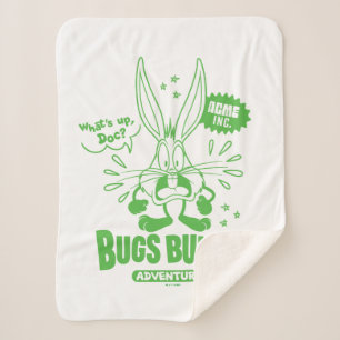 Geschmackvolle Retro BUGS BUNNY™ Sherpadecke