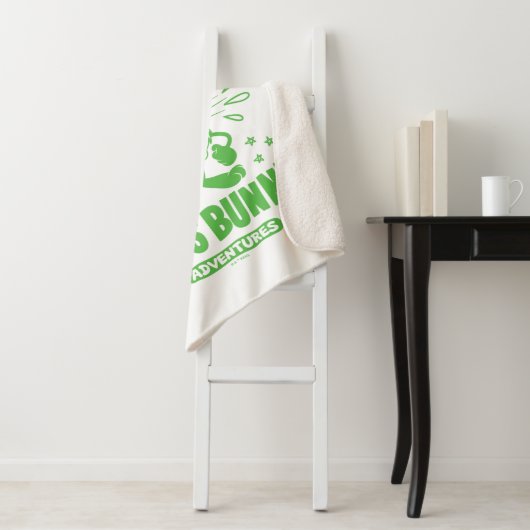 Geschmackvolle Retro BUGS BUNNY™ Sherpadecke (Beispiel)