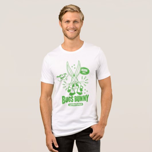 Geschmackvolle Retro BUGS BUNNY™ Tri-Blend Shirt (Vorderseite voll)