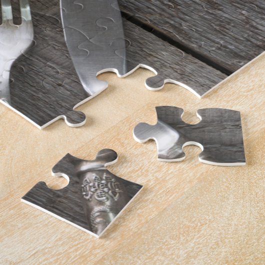 Geschmackvolle rustikale Frühstückskrepes Äpfel Ho Puzzle (Seite)