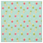 Geschmackvolle tropische Cocktails und Fruchtmuste Stoff (Muster)