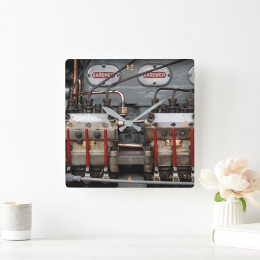 Geschmackvoller Diesel Quadratische Wanduhr (Zuhause)
