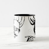 Geschmackvoller Koch Zweifarbige Tasse (Mittel)