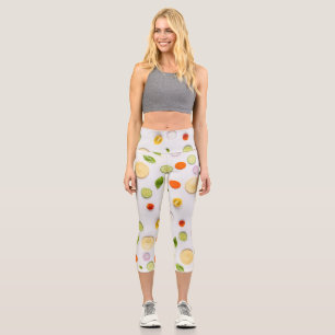 Geschmackvoller Salat auf Ihrem Capri Leggings