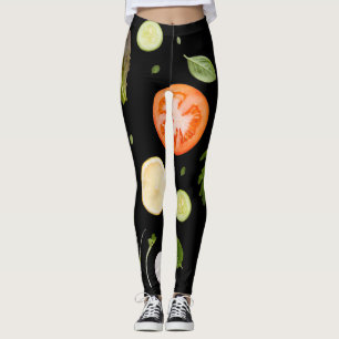 Geschmackvoller Salat auf Ihrem Leggings