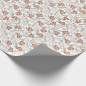 Geschmackvolles Brot Toast Muster Geschenkpapier (Ecke)