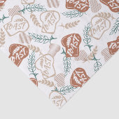 Geschmackvolles Brot Toast Muster Seidenpapier (Ausschnitt)