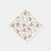 Geschmackvolles Brot Toast Muster Serviette (Ecke)