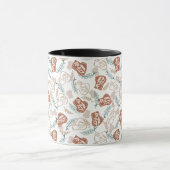 Geschmackvolles Brot Toast Muster Tasse (Zentrum)