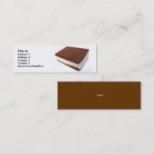 Geschmackvolles Eiscreme-Sandwich Mini Visitenkarte (Vorne/Hinten)