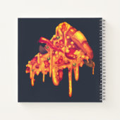Geschmackvolles Pizza Spiral Notebook Notizblock (Rückseite)