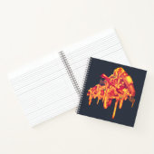 Geschmackvolles Pizza Spiral Notebook Notizblock (Innenseite)