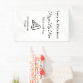 Geschmackvolles Pizzeria mit Liebe gekocht Banner (Insitu)