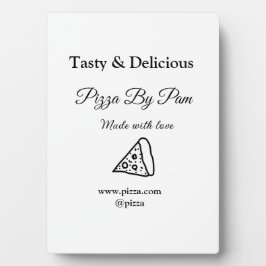 Geschmackvolles Pizzeria mit Liebe gekocht Fotoplatte