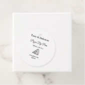 Geschmackvolles Pizzeria mit Liebe gekocht Geschenkanhänger (Beispiel)