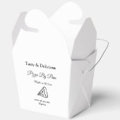 Geschmackvolles Pizzeria mit Liebe gekocht Geschenkschachtel (Offen)