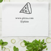 Geschmackvolles Pizzeria mit Liebe gekocht Geschirrtuch (Gefaltet)