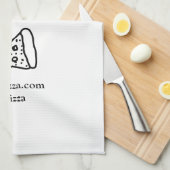 Geschmackvolles Pizzeria mit Liebe gekocht Geschirrtuch (Viertel Falte)