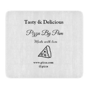 Geschmackvolles Pizzeria mit Liebe gekocht Schneidebrett