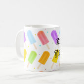 Geschmackvolles Summer Popsicle Pattern Teacher Ge Kaffeetasse (Vorderseite Links)