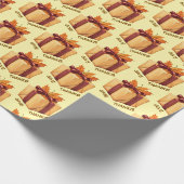Geschmackvolles Thanksgiving-Geschenkpapier Geschenkpapier (Ecke)