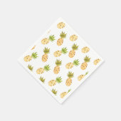 Geschmackvolles tropisches Ananas-Muster Serviette (Ecke)