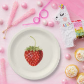 Geschmacky Red Strawberry (von Louis C.C. Krieger) Pappteller (Party)