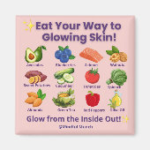 ✨Geschminkte Haut Kühlschrankmagnet (Vorne)