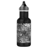Geschmolzene Aluminium schwarz Trinkflasche (Rechts)