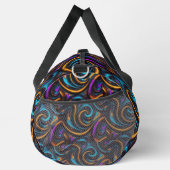 Geschmolzene Chrom-Wirbel Duffle Bag (Rechts)