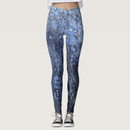 Geschmolzene Crayon-Serie - Acrylpour, entwickelt  Leggings